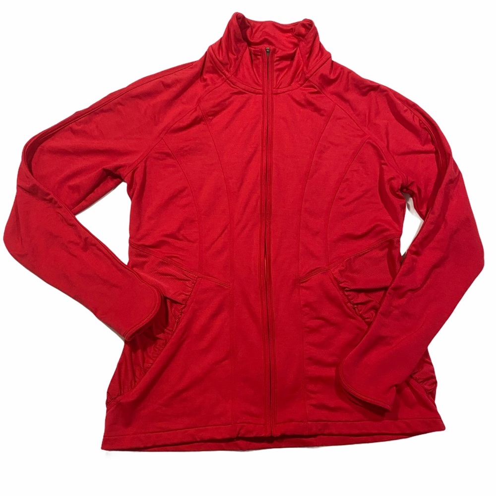 Athleta Revive Full Zip Hot Pink Athletic Jacket